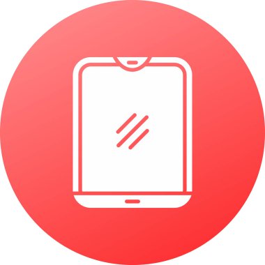 Mobil simgenin vektör illüstrasyonu