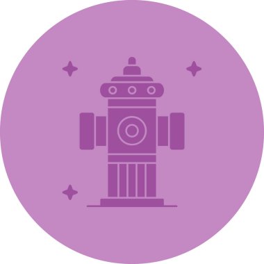 Bir robot simgesinin vektör illüstrasyonu