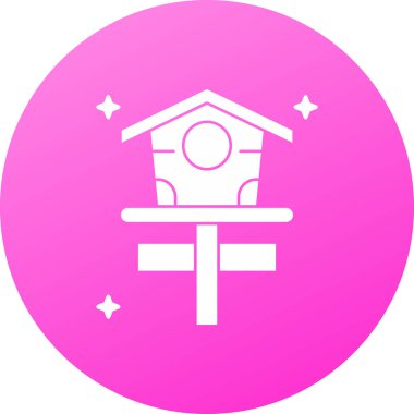 Güzel Japon ev çizgisi vektör simgesi