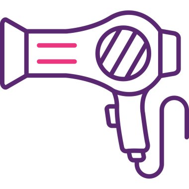 Kurutucu. Web simgesi basit illüstrasyon