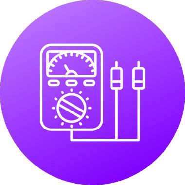 Benzersiz ölçüm çizgisi vektör simgesi