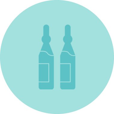 şişe vektör resimleme simgesi modern ve basit tasarım