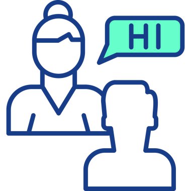 Çağrı merkezi müşteri simgesi