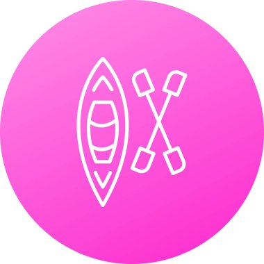 güzel ve parlak vektör çizgisi simgesi