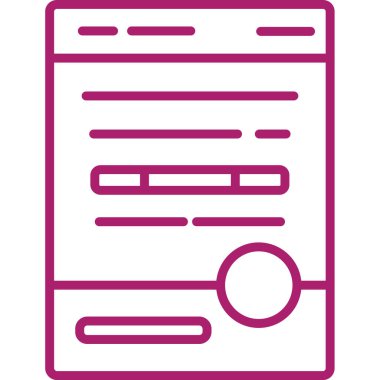 Kontrol listesi simgesi olan pano, basit vektör illüstrasyonuName