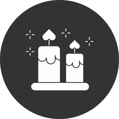 Mum simgesinin vektör illüstrasyonu