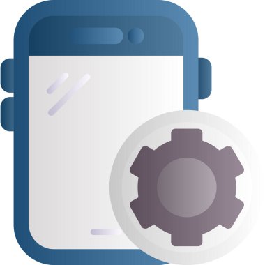 Akıllı telefon. Web simgesi basit tasarım