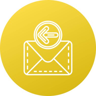 vektör e-posta zarf simgesi