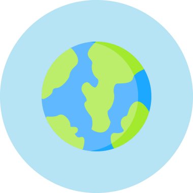 toprak simgesi, basit vektör çizimi tasarımı