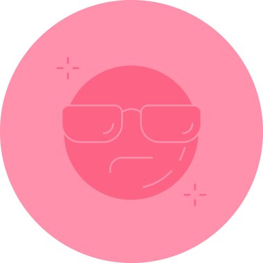 avatar. Web simgesi basit illüstrasyon