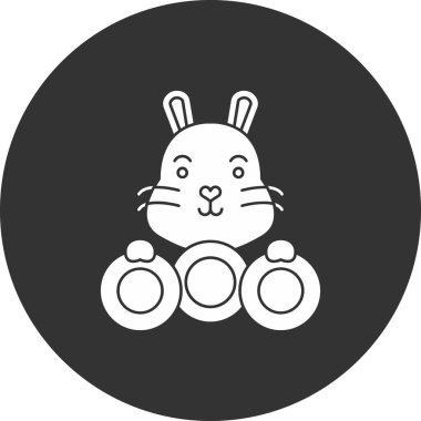 Paskalya Yumurtaları simgesinin vektör çizimi