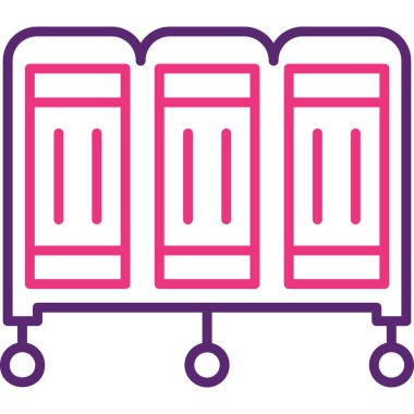 Kitap web simgesi basit illüstrasyon