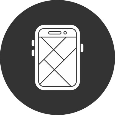 akıllı telefon simgesi vektör illüstrasyonu