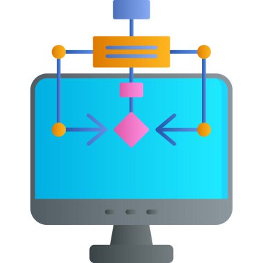 Bilgisayar monitör web simgesi