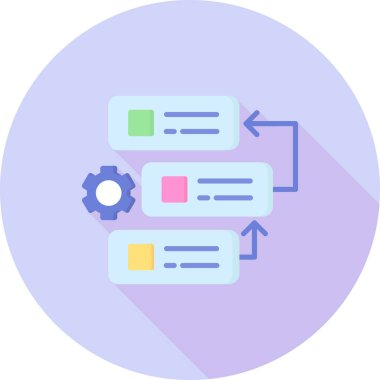 iş simgesi vektör illüstrasyonu