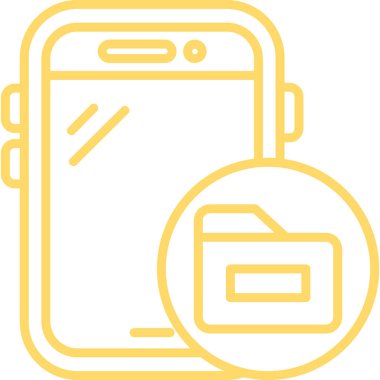 - Telefon. Web simgesi basit illüstrasyon