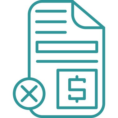 Sözleşme. Web simgesi basit illüstrasyon