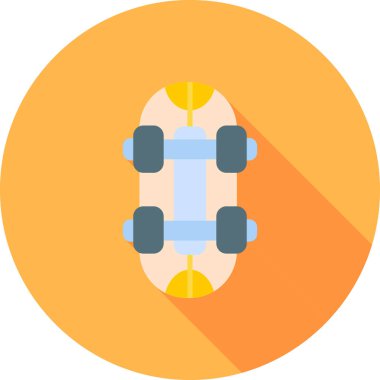 Spor düz vektör simgesi