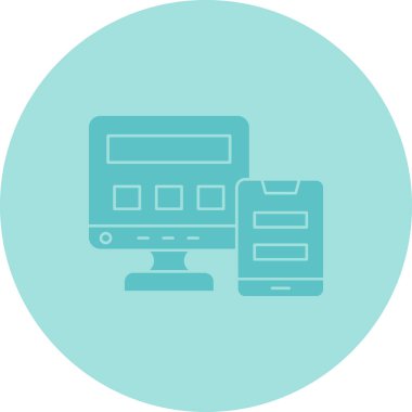 Seo simgesinin vektör illüstrasyonu