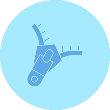 Bir araba simgesinin vektör illüstrasyonu