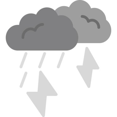 Hava tahmini simgesi ana hatlar biçiminde