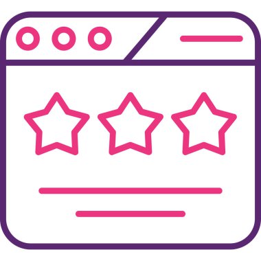 Geri besleme simgesi, vektör illüstrasyonu