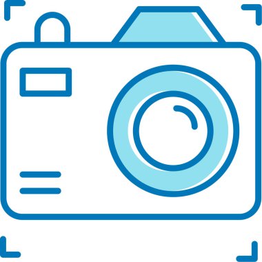 kamera kamera fotoğrafçılık simgesi - taslak biçimi