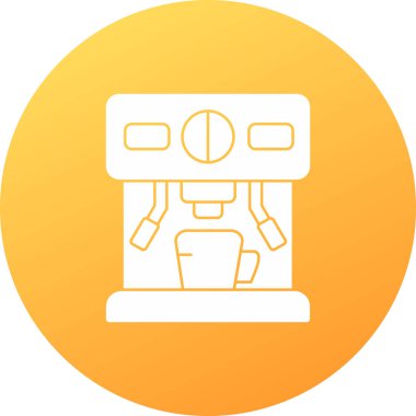 kahve makinesi vektör illüstrasyon