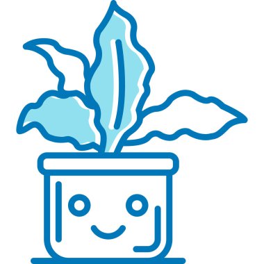 Çiçek. Web simgesi basit illüstrasyon