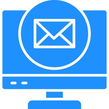 e- posta web simgesi, vektör illüstrasyonu