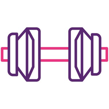 ağırlık dambıl fitness spor salonu simgesi