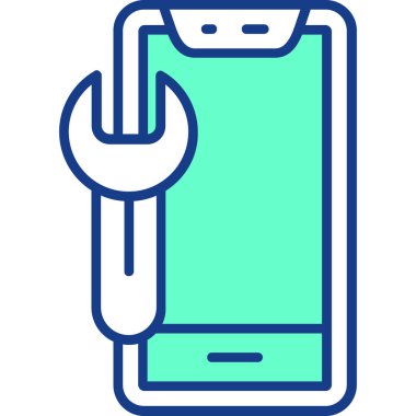 - Telefon. Web simgesi basit illüstrasyon