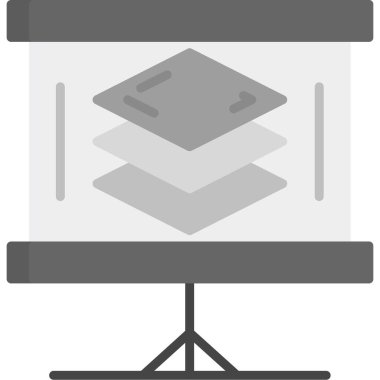 Masa. Web simgesi basit illüstrasyon