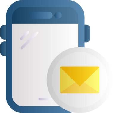 e-posta ileti simgesi düz biçimli