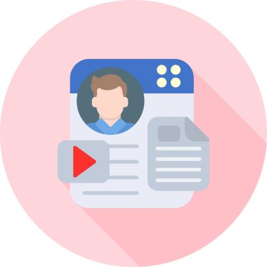 çevrimiçi web simgesi basit illüstrasyon