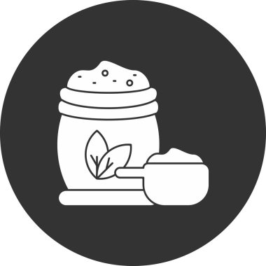 Yiyecek ve içecek sembolünün vektör çizimi