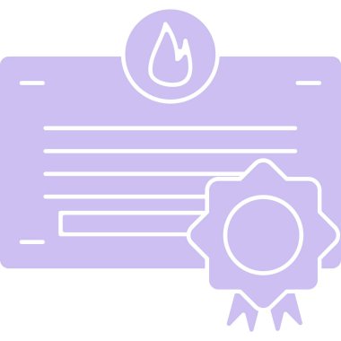 Ateş vektörü simgesini ateşle