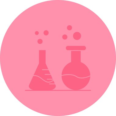 Bir laboratuvar camının vektör simgesi