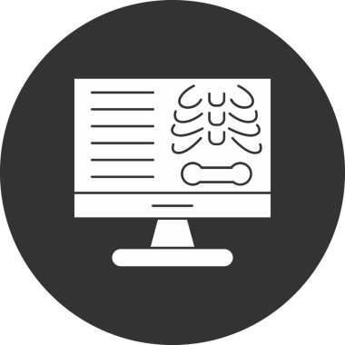 İnsan iskelet ikonu, dış hat biçimi