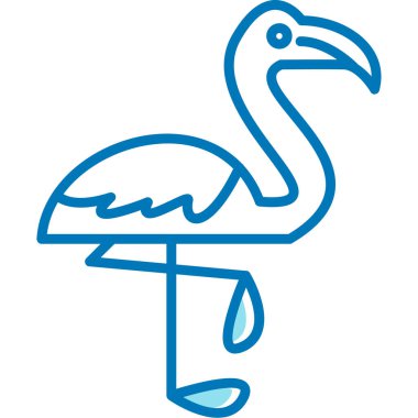 Anahat biçiminde hayvan kuş simgesi