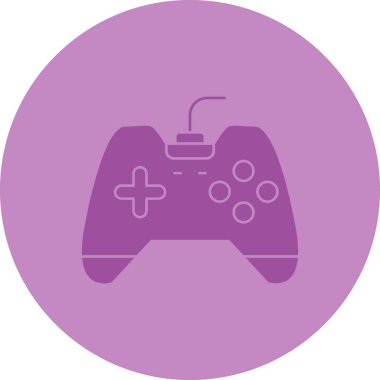 oyun konsolu simgesi. Web için oyun denetleyici vektör simgelerinin basit illüstrasyonu