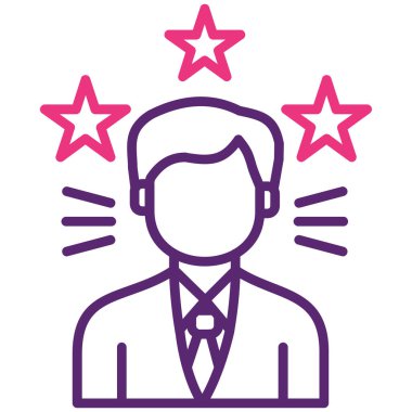 Avatar simgesi, vektör illüstrasyonu