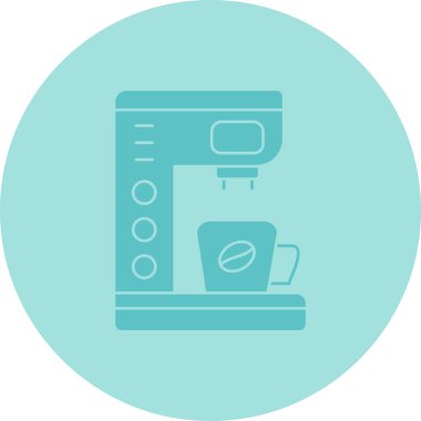 Kahve makinesi. Basit resimleme