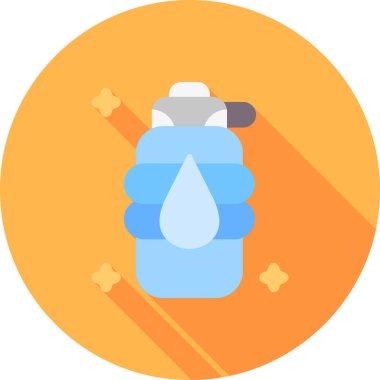 Su musluğu ikonu vektör illüstrasyonu