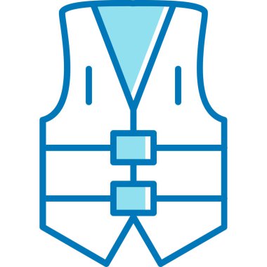 Bir yeleğin vektör illüstrasyonu