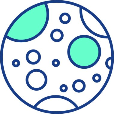 Mavi ve beyaz arkaplanın vektör çizimi