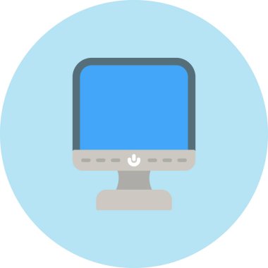 Web simgesi, vektör illüstrasyonunu izle