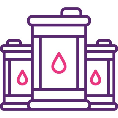 Yanan bir mumun vektör illüstrasyonu