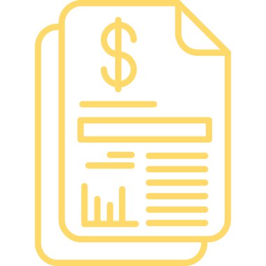 Dolar. Web simgesi basit illüstrasyon