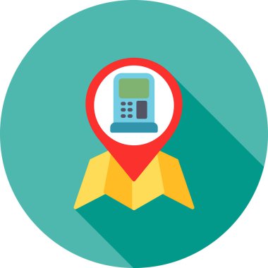 pin haritası konum vektör illüstrasyonu